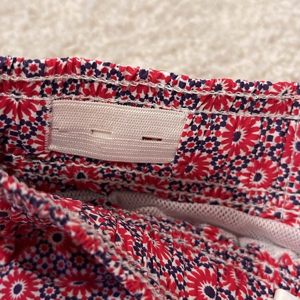 Set of 2 Solid and Striped Boys Bathing Suit Shorts size 6 - Picture 9 of 9